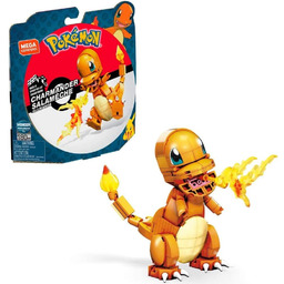 MEGA Klocki, Pokemon Charmander do złożenia Figurka, Zestaw