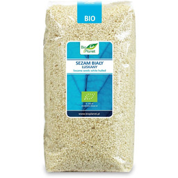 SEZAM BIAŁY ŁUSKANY BIO 1 kg - BIO