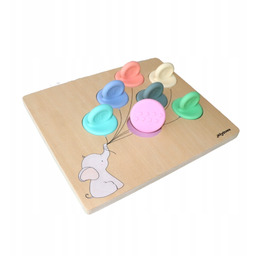 Zabawka edukacyjna dla dzieci Sorter Balonowy silikonowy 9m+