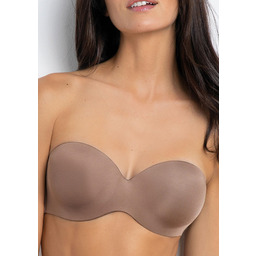 Biustonosz bardotka push-up bezszwowy Sielei 1580 Fantastic dark