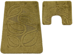 Profeos Ciemnozielony zestaw chodników łazienkowych P3-Z22