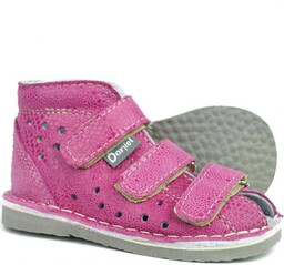 Kapcie Daniel sandałki profilaktyczne dziecięce fuksja 22 /szary