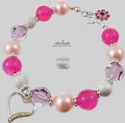 Nowe Kryształy Piękna Bransoletka Crystal Fame