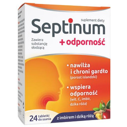 Septinum +odporność, 24 tabletki do ssania -> Odbiór