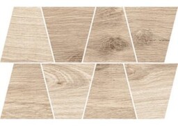 Gres szkliwiony GRAND WOOD NATURAL cream MOSAIC TRAPEZE