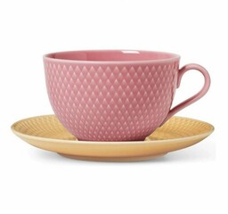 Lyngby Porcelain RHOMBE Filiżanka do Herbaty 390 ml