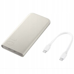 Powerbank Samsung 10000 mAh beżowy Pd 25W Usb-c