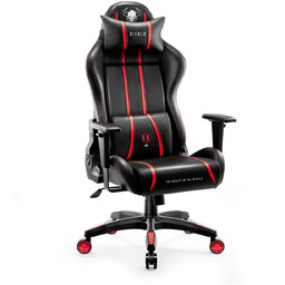 Fotel gamingowy Diablo X-One 2.0 czarno-czerwony: Kids Size,