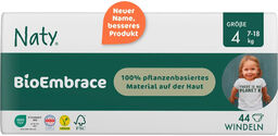 Naty BioEmbrace, Ekologiczne pieluszki jednorazowe rozmiar 4, 7-18