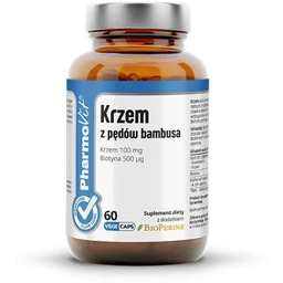 Pharmovit Krzem z pędów bambusa, 60 kaps.
