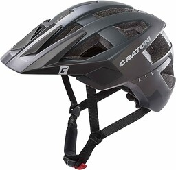 Cratoni Dziecięcy kask rowerowy, czarny matowy, S-M