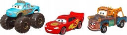 MATTEL CARS AUTA 3-PAK IVY ZYGZAK McQUEEN ZŁOMEK
