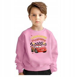 Bluza Dziecięca Młodzieżowa Cars Auta Zygzak Mcqueen 104