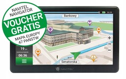 Nawigacja samochodowa Navitel E700 7 "-bezpłatne aktualizacje-47 map