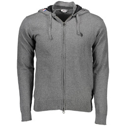 bluza na zamek US POLO MĘSKI SZARY