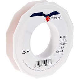 Präsent - MARSEILLE taśma organza - czerwona -