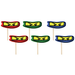 Foto rekwizyty Ninja - 6 szt.