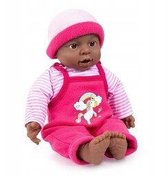 LALKA INTERACTIVE BABY 40CM RÓŻOWA, BAYER DESIGN