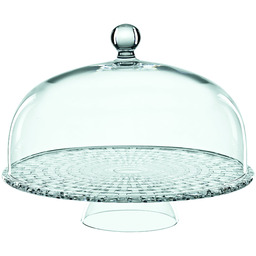 Nachtmann Patera na ciasto/tort z pokrywką, szkło kryształowe,