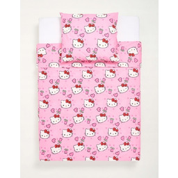 Komplet pościeli różowa Hello Kitty 160x200