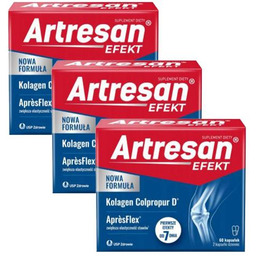 Zestaw Artresan Efekt, 3 x 60 kaps.