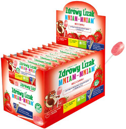STARPHARMA Lizak TRUSKAWKA Mniam-Mniam 40szt