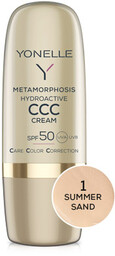 Yonelle Metamorphosis, hydroaktywny krem koloryzujący CCC, SPF 50,