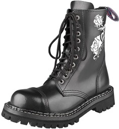 glany STEADY''S - 10 dziurek, czarne / BIAŁA
