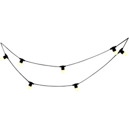 Girlanda ogrodowa 620 cm E27 10 x G45