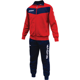 Givova, Dres piłkarski, Tuta Visa TR018 1204, czerwono-granatowy,