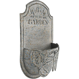 All Chic Rustykalna metalowa doniczka ścienna wazony