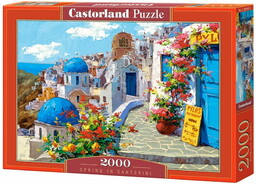 Castorland Puzzle 2000 Spring in Santorini CASTOR