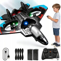 Dron Myśliwiec Rc Led Pilot Samolot Zdalnie Sterowany