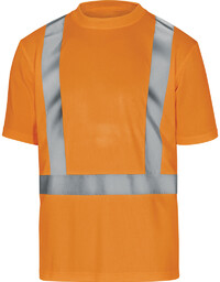 COMET - T-SHIRT OSTRZEGAWCZY Z POLIESTRU - pomarańczowy