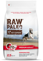 Raw paleo Ultra Beef Medium&LLarge adult 2 kg