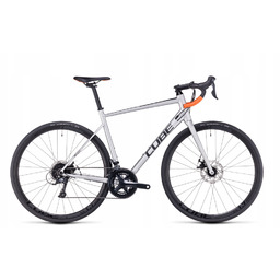 Cube Attain Pro 2023 silver´n´orange 58CM. Rower-sport_pl