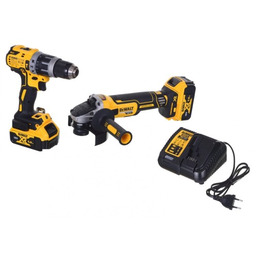 Dewalt Zestaw COMBO 18V DCD796, DCG405 + 2x5,0Ah