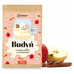 Budyń o smaku jabłka z cynamonem 39g bez