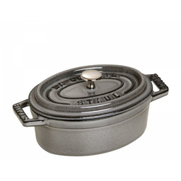 Staub Mini Garnek żeliwny Owalny 250 Ml, Grafitowy