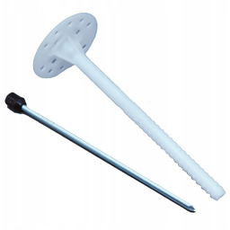 Kołki Do Styropianu Dyble 10x140 Metal 100szt