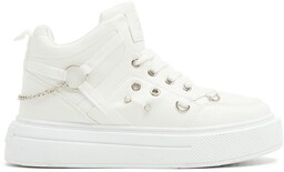 Cropp - Białe sneakersy za kostkę - Biały