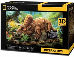 CUBIC FUN Puzzle 3D National Geographic Triceratops 306-DS1052H