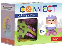 TREFL Klocki plastikowe Connect Pocket Girl Kim 62003
