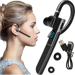 Słuchawka bezprzewodowa do rozmów Bluetooth 5.3 zestaw słuchawkowy