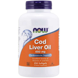 Suplement diety, NOW FOODS Cod Liver Oil -