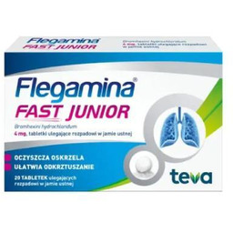 FLEGAMINA Fast Junior 4 mg tabletki ulegające rozpadowi