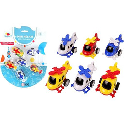 FLYPOP''S - 6 Mini Helikopterów Ratunkowych - Mini