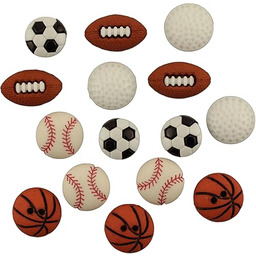 Buttons Galore Guziki z wytrzymałego tworzywa sztucznego "Lets