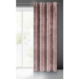 Eurofirany Villa Zasłona welwetowa aksamitna miękka na przelotkach