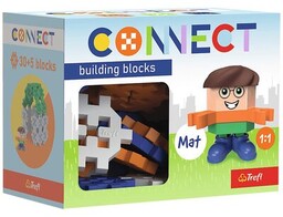 TREFL Klocki plastikowe Connect Pocket Boy Mat 62005